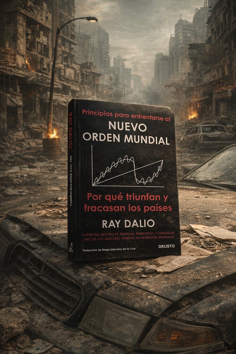 Ray Dalio dijo una vez:

“Los imperios no colapsan de repente.
Siguen patrones que se repiten.”

9 ideas brutales que puedes aprender de

EL NUEVO ORDEN MUNDIAL de Ray Dalio 🧵