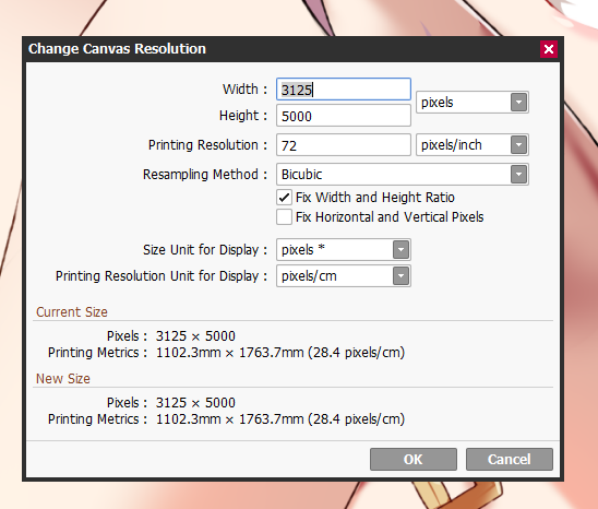 Honestly just go bigger than the size you'll be posting and then size down. That will hide all the messy bits.

Friendly reminder that dpi is completely irrelevant if you set your canvas size in pixels! That's just how it works. People who tell you otherwise are just parroting