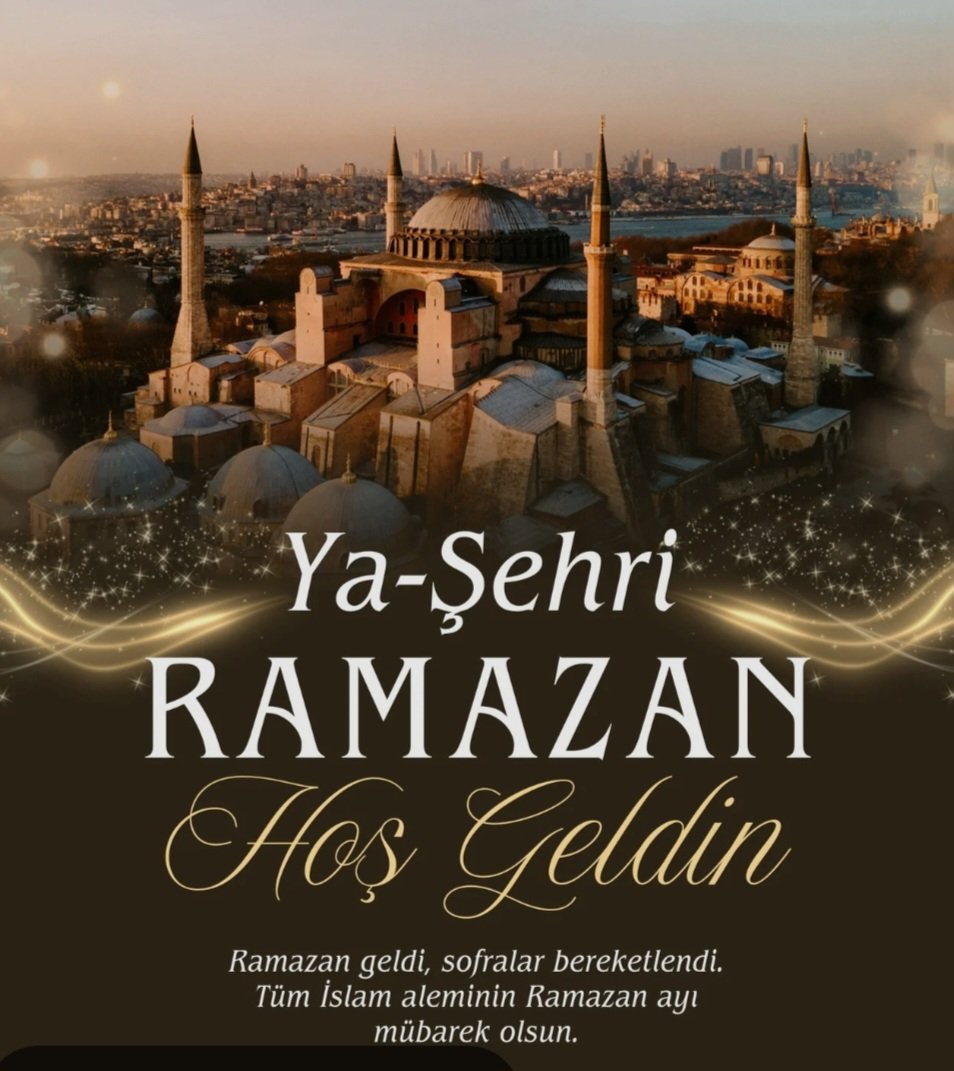 Hoş Geldin
Ya Şehr-i Ramazan🌙

Âllah Teala Oruçlarımızı, Fitre, zekat ve tüm ibadetlerimizi kabul etsin. Tüm inanan Müslüman kardeşlerimizi, sevdiklerimizi ve bizleri bağışlasın. Amin...