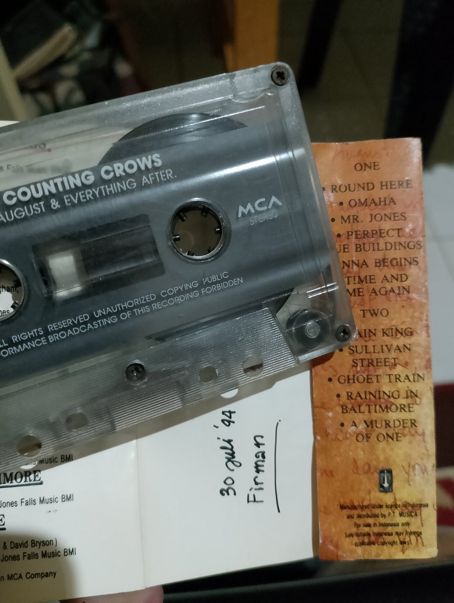 August and everything after.