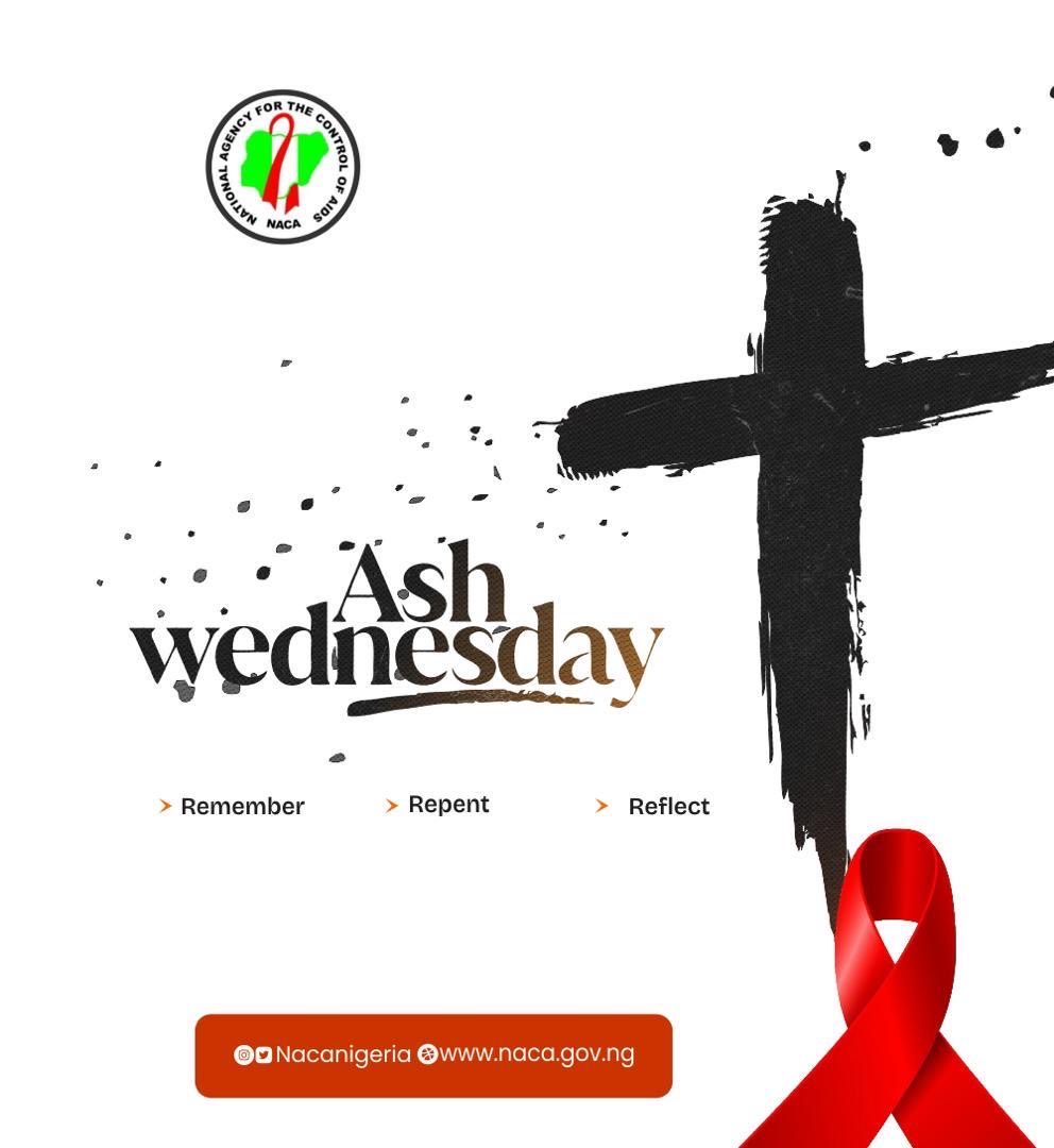 NACANigeria's tweet photo. Wishing our Christian community a blessed Lenten season filled with calm, favour, and purposeful spiritual reflection.
.
.
.
#aidsfreegeneration #ashwednesday #lenten #naca https://t.co/vSmUZ728Dq