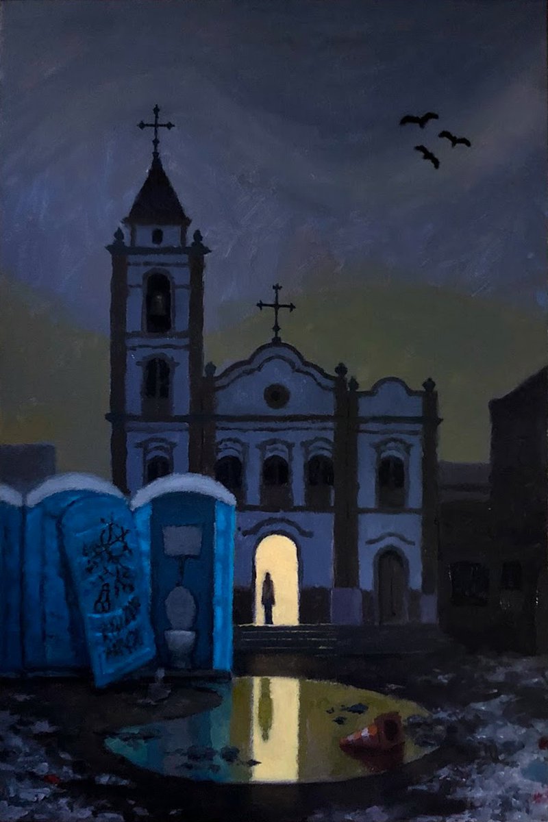 "Quarta de Cinzas"
Minha pinura em óleo sobre tela
60x40cm
(2020)