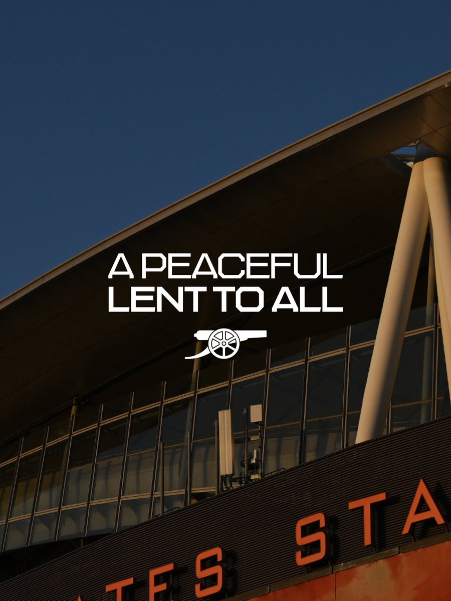 Wishing a peaceful Lent to all Gooners celebrating ❤️