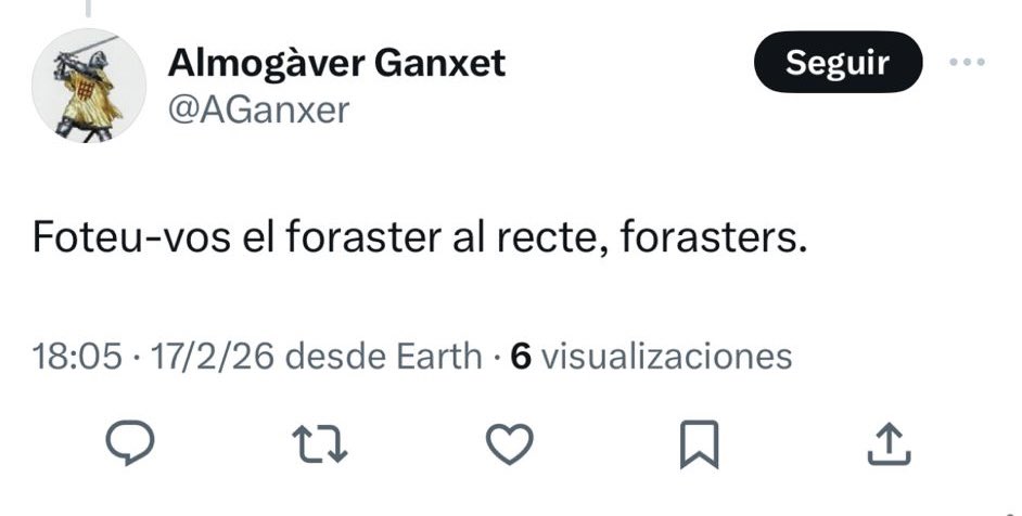 A veure si <a href="/LluisApesteguia/">Lluís Apesteguia</a> i <a href="/MESperMallorca/">MÉS per Mallorca</a> sortiran amb la mateixa contundència a criticar i condemnar tots aquests insults i comentaris, o si és que realment el que cercaven era exactament això