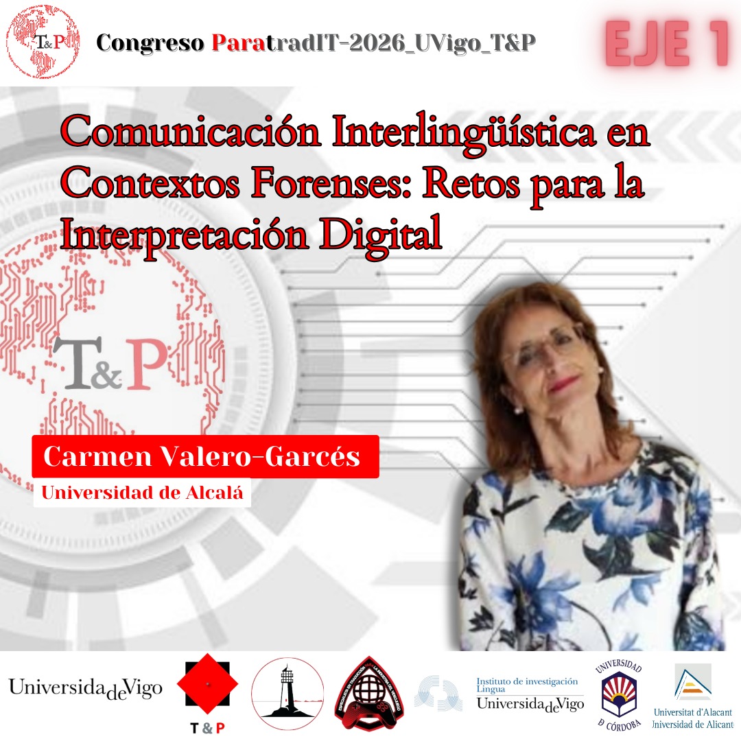 ParatradIT's tweet photo. ✨Seguimos con la presentación de nuestros ponentes del EJE 1: TRADUCCIÓN E INTERPRETACIÓN EN LA ERA DIGITAL🎉

🎯 Las TIC están cambiando la forma de trabajar, pero sin memoria cultural y sin contexto, la traducción pierde densidad interpretativa.

🗓️ 25–27/03/2026
📍Vigo/online https://t.co/Qj6nJYQ4x0