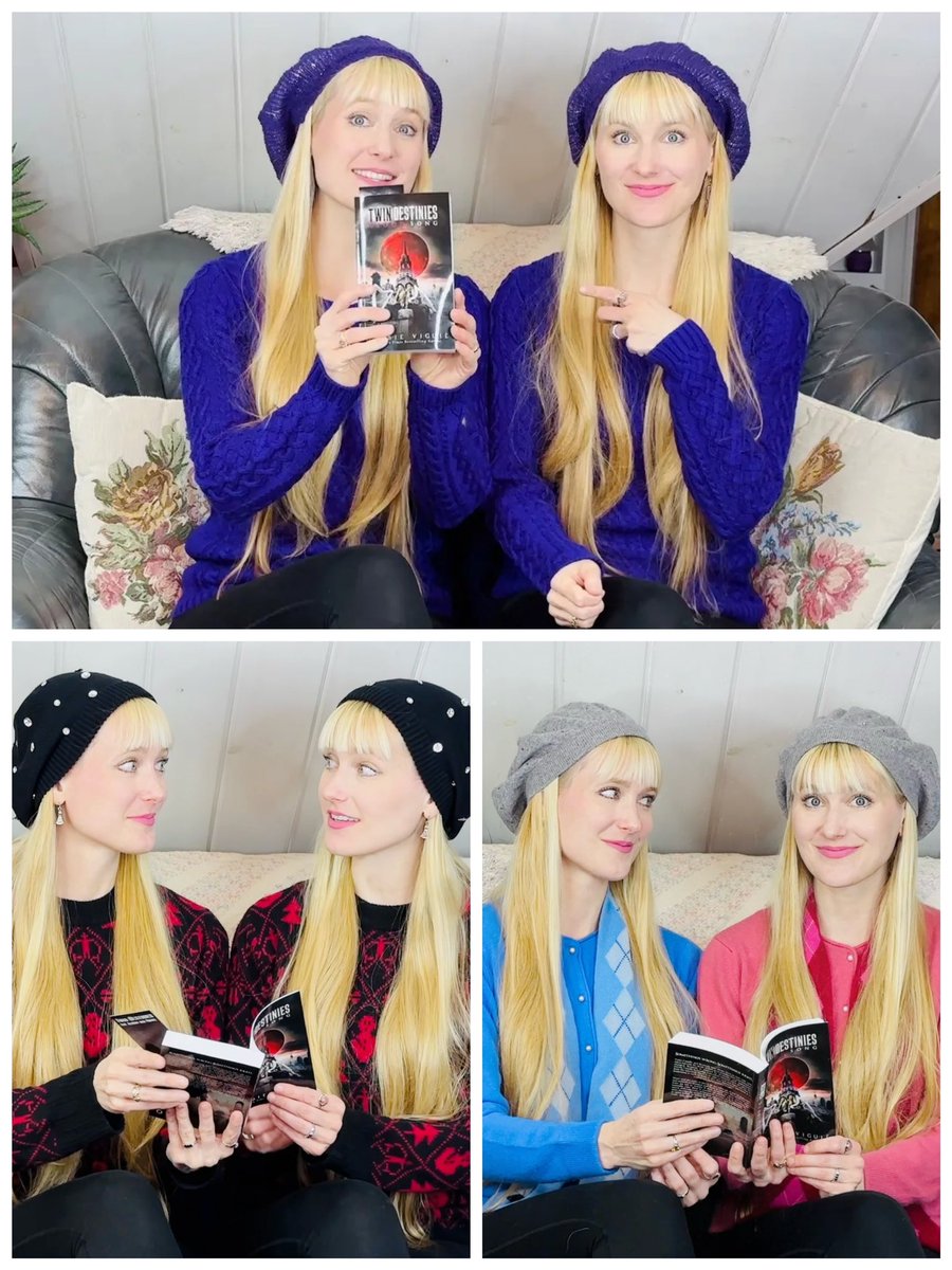 HarpTwins's tweet photo. NEW exclusive for our Patreon at the “Backstage” tier and above! Every week we are releasing a video of us reading a chapter from our novels with @DebbieViguie in this "audio book" video series! The first 3 chapters of Twin Destinies: Blood Song are here: https://t.co/IvFgyv64d9 https://t.co/La3Cm831Ok