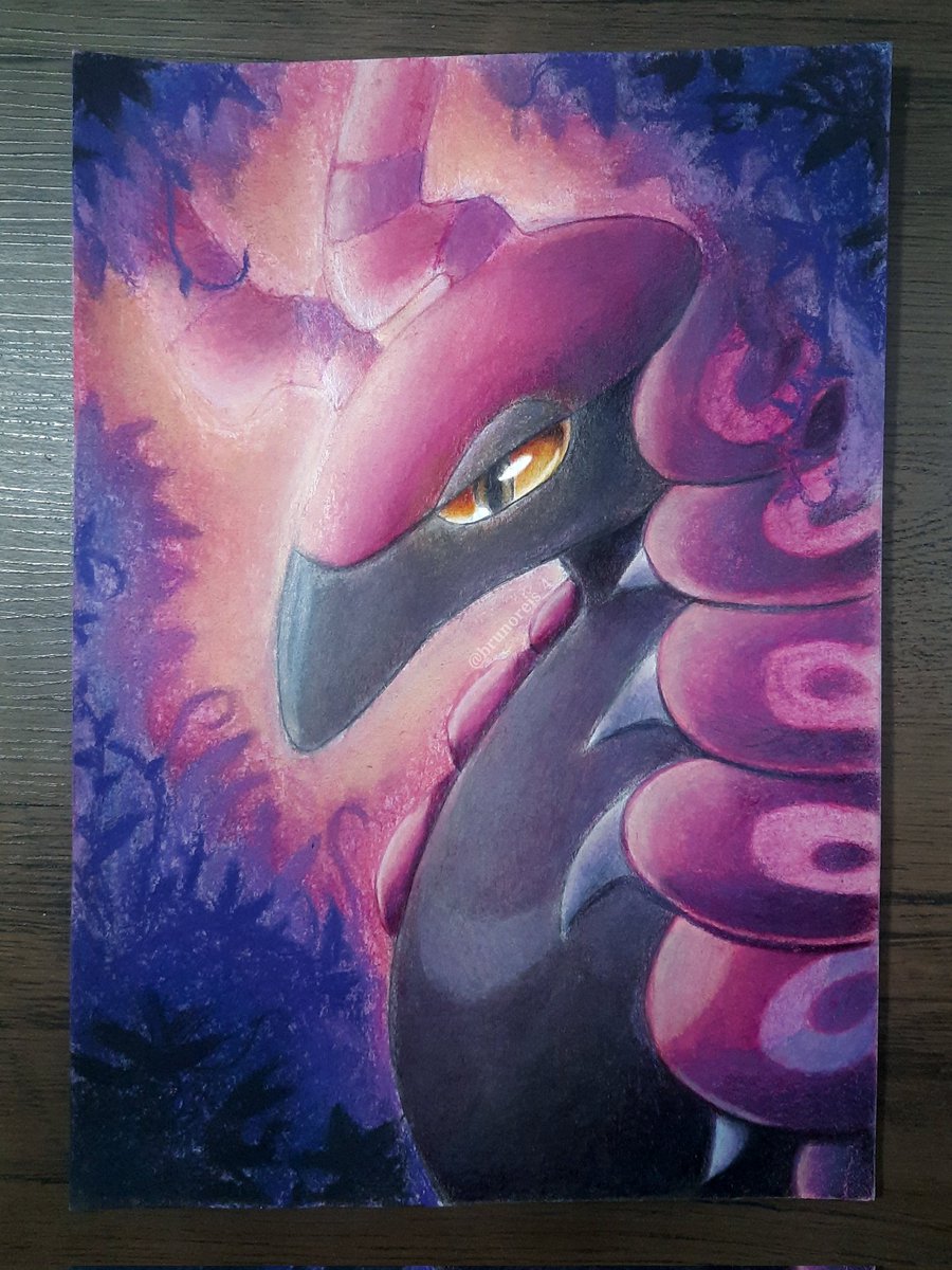 Hey there, today is an drawing I been working on for a looong time, an scolipede with soft pastels, aquarela and colored pencils, turned out pretty nice