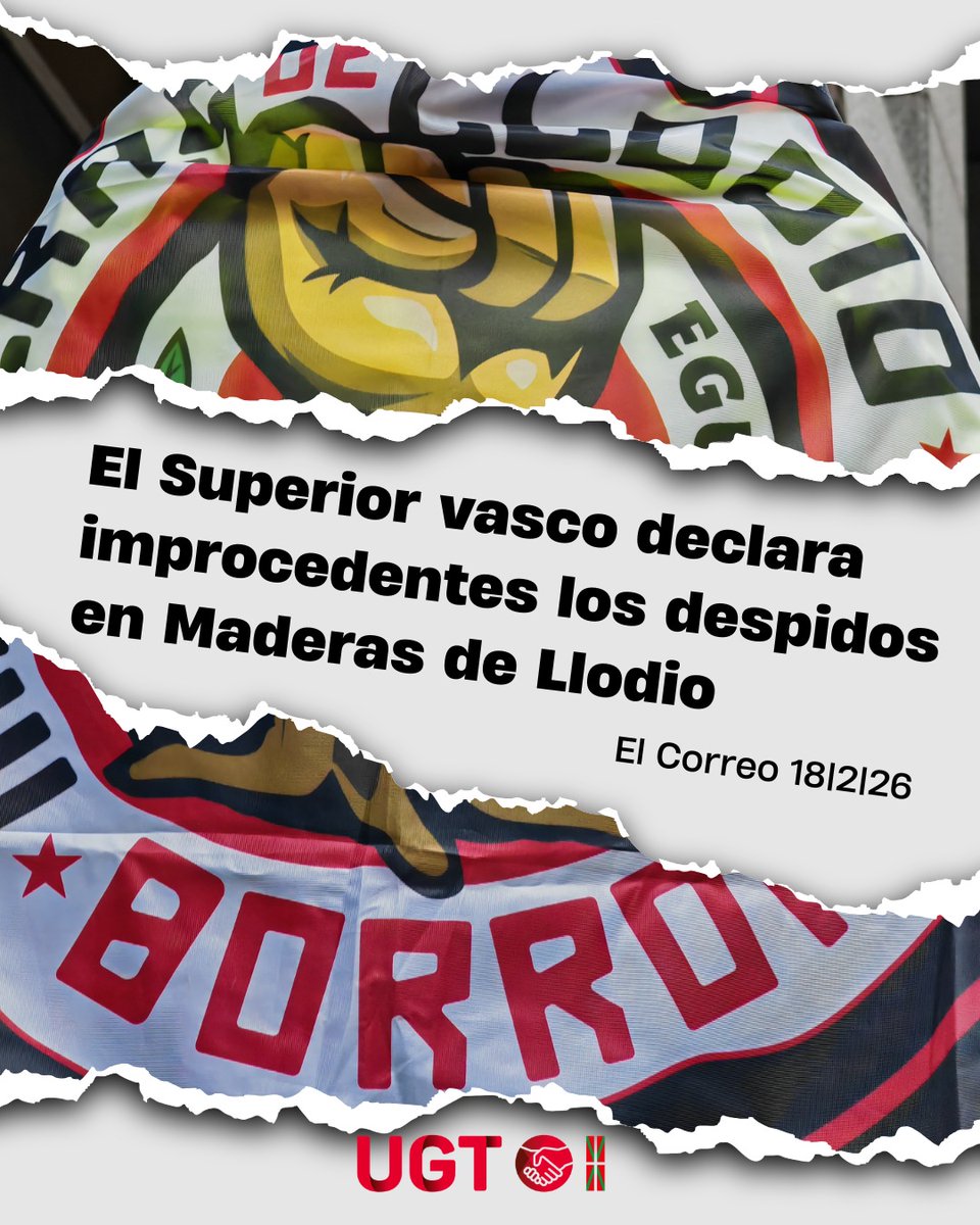 Sentencia favorable a los sindicatos demandantes contra Garnica por sus decisiones en Maderas de Llodio. Analizaremos la sentencia completa, pero exigimos ya a la empresa que de un paso atrás y plantee soluciones de futuro. 
#KaleratzerikEz
#MaderasDeLlodio
#SOSaiaraldea