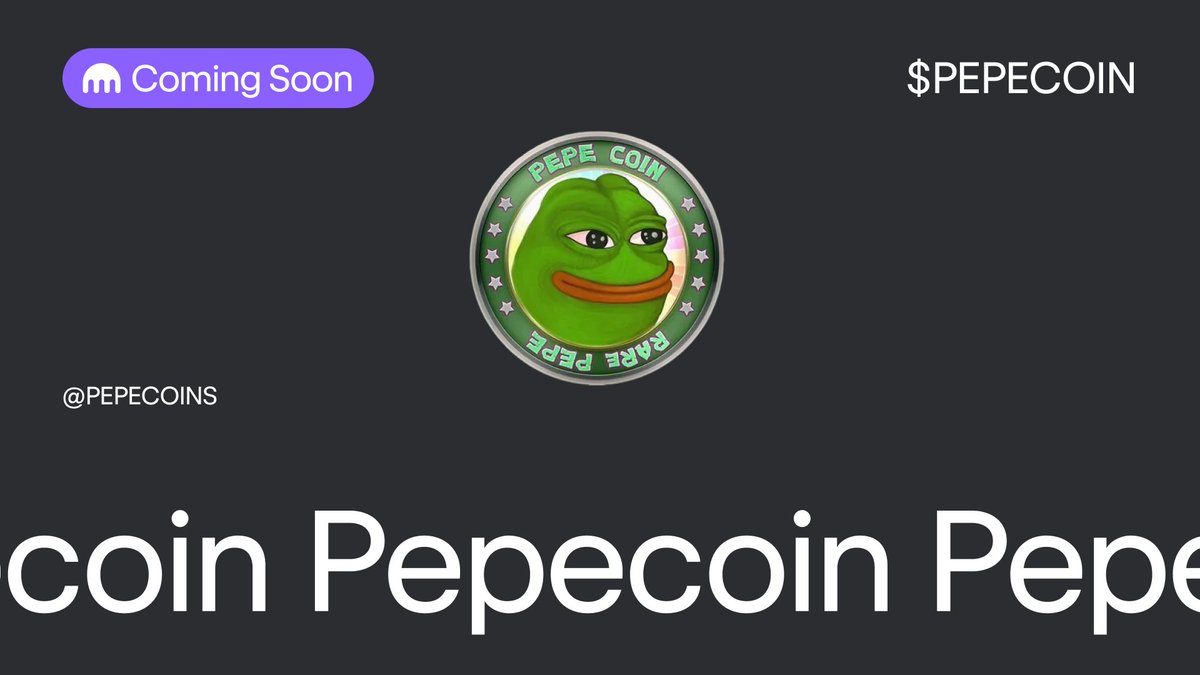 Coming today to Kraken: $PEPECOIN

$PEPECOIN by <a href="/pepecoins/">Pepecoin</a> is a Pepe-themed cryptocurrency that launched in 2016. The token powers a Web3 ecosystem spanning DeFi, encrypted messaging, and NFT applications.

Trading starts today at 21:00 UTC

Get ready → app.kraken.com/JDNW/PEPECOIN