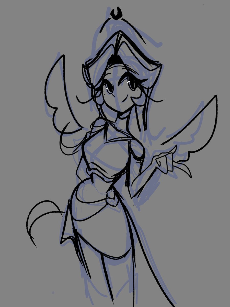 Rhea~🌙
My Hazbin Hotel OC ^^

Me emociona mucho al fin poder hacer un dibujo de ella con su diseño oficial. No ha pasado de muchísimos bocetos jamás concluidos pero ahora prometo terminarla para que puedan empezar a conocerla! 
#HazbinhotelOC #DigitalArt #ibisPaintX