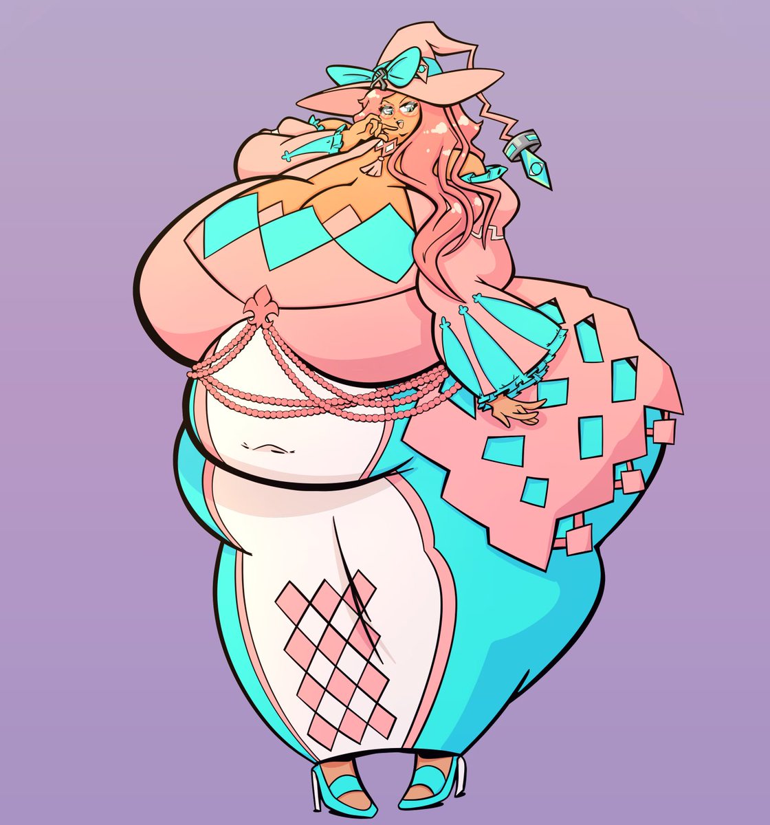 A commission! Here at Bewildered Angel, we ask the questions that really matter, like "what if a witch was really really really really really big?"