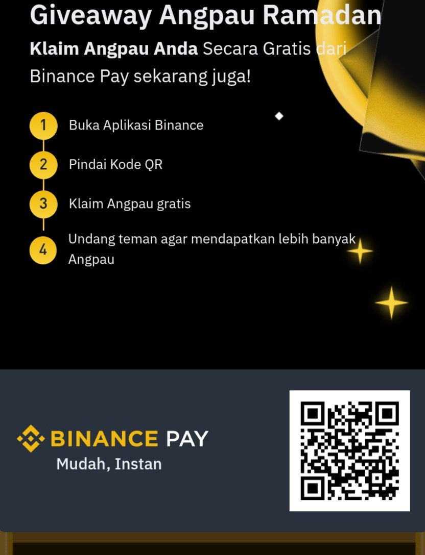 scan barcode in binance for angpau ramadan