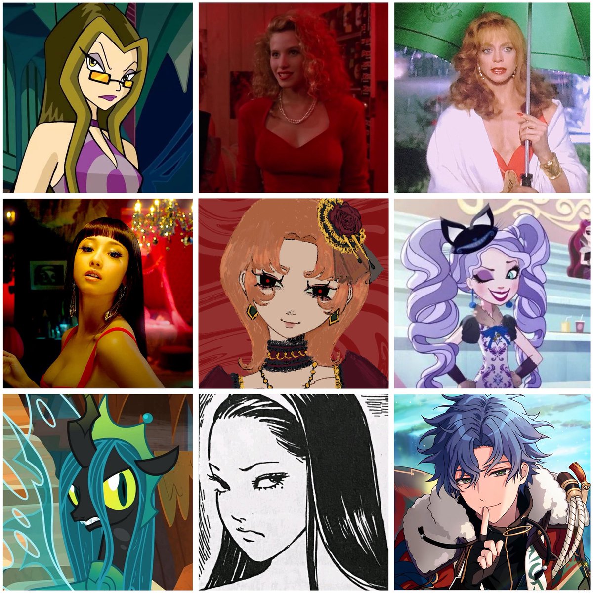 (idv oc)

the diana heyman character variants