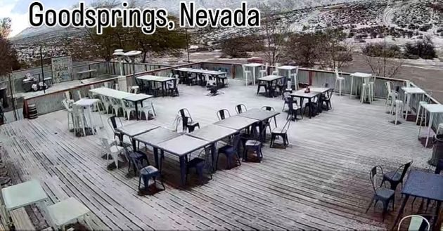 PioneerSaloon13's tweet photo. It’s beautiful here. And don’t worry, we’ll keep you warm and cozy inside with our brand new heaters and our classic, army-issued pot-belly stove from the 1800’s.
#history #goodsprings #winter #beautiful #pioneersaloonNV https://t.co/Lppj10UHQD