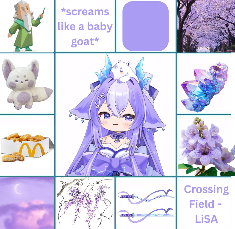 A little late to the trend but I wanted to join! 💜
