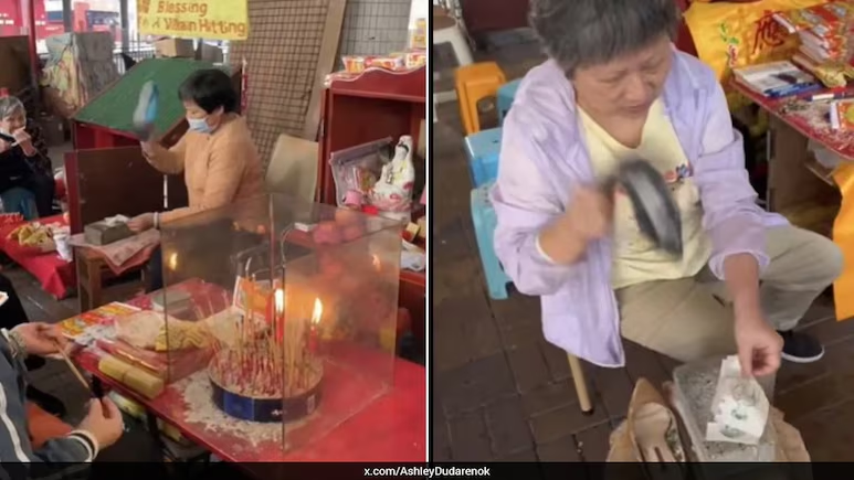 ndtv's tweet photo. 'Villain Hitting': Hong Kong's Bizarre Ritual That Lets You Beat Your Enemies With A Shoe
https://t.co/nqSSTdXe1Y https://t.co/RsTLq6wBU3