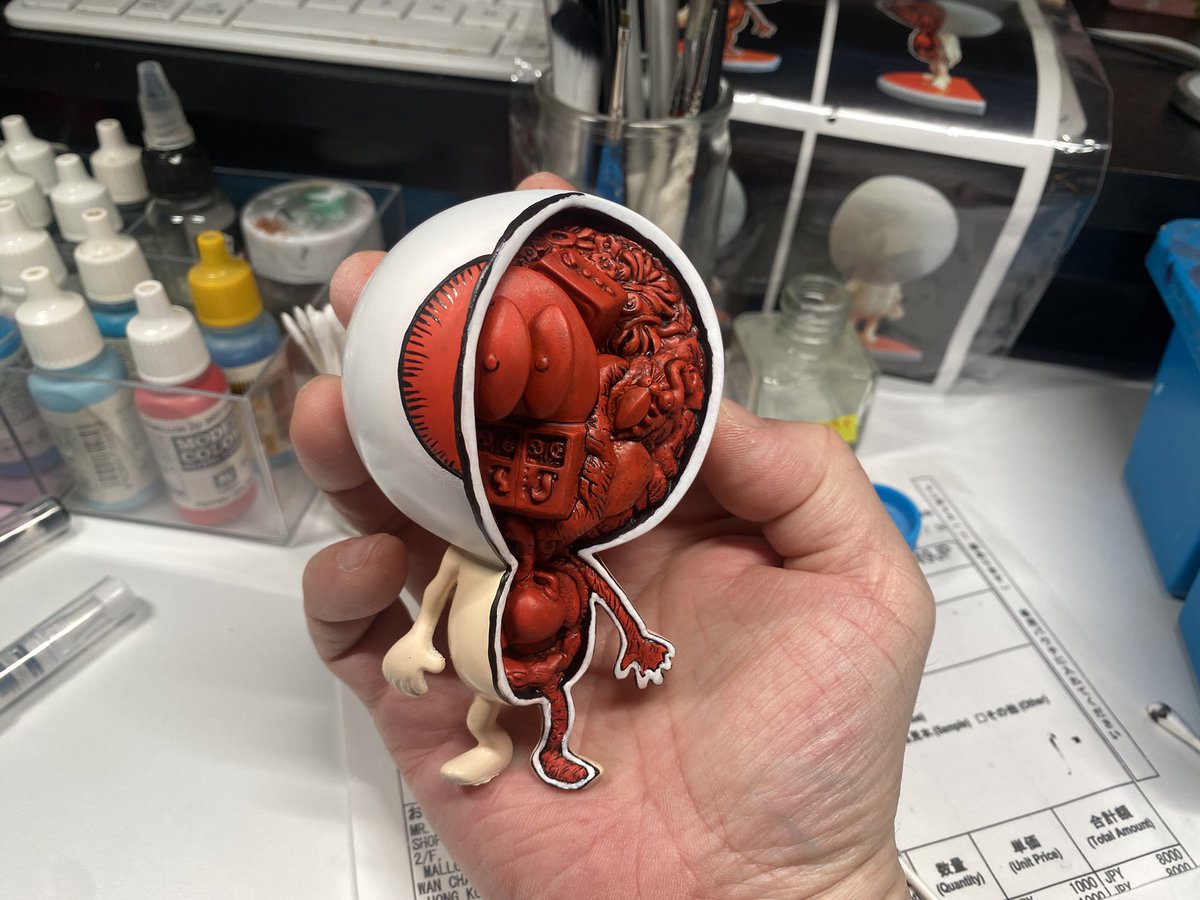 鬼太郎大百科 お父さんのひみつ ガレージキット #鬼太郎 #目玉