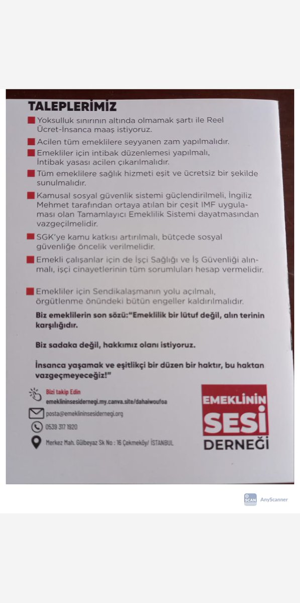 n_tavr52206's tweet photo. Emeklinin Sesi Derneğinin manifestosu https://t.co/SenNn8wbfy