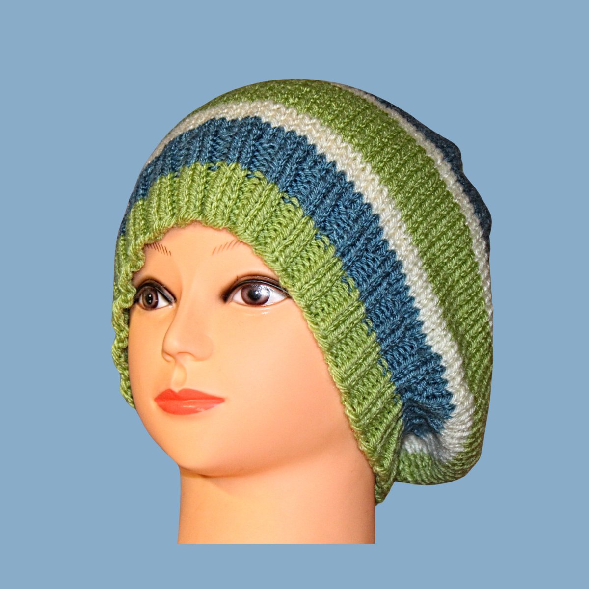 eeecrafter's tweet photo. Slouchy Knit Beanie: Stretchy Acrylic Blend, Casual Hippie Style @ https://t.co/HvEjUhZcAS #knitting #slouchyhat #knittedhats https://t.co/4sgmCBbZNT