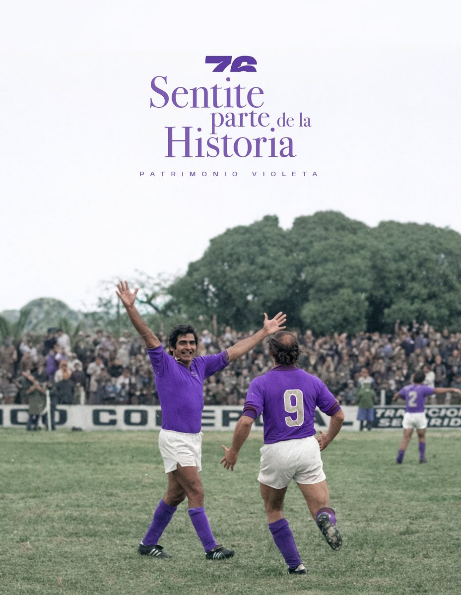 ¡𝙎𝙚𝙣𝙩𝙞𝙩𝙚 𝙥𝙖𝙧𝙩𝙚 𝙙𝙚 𝙡𝙖 𝙃𝙞𝙨𝙩𝙤𝙧𝙞𝙖!

Hacemos un llamado abierto a socios e hinchas para que sumen ideas y propuestas que nos permitan conmemorar de la manera que se merece, los 50 años del campeonato de 1976.

𝙀𝙡 76' 𝙚𝙨 𝙪𝙣 𝙥𝙖𝙩𝙧𝙞𝙢𝙤𝙣𝙞𝙤 𝙙𝙚