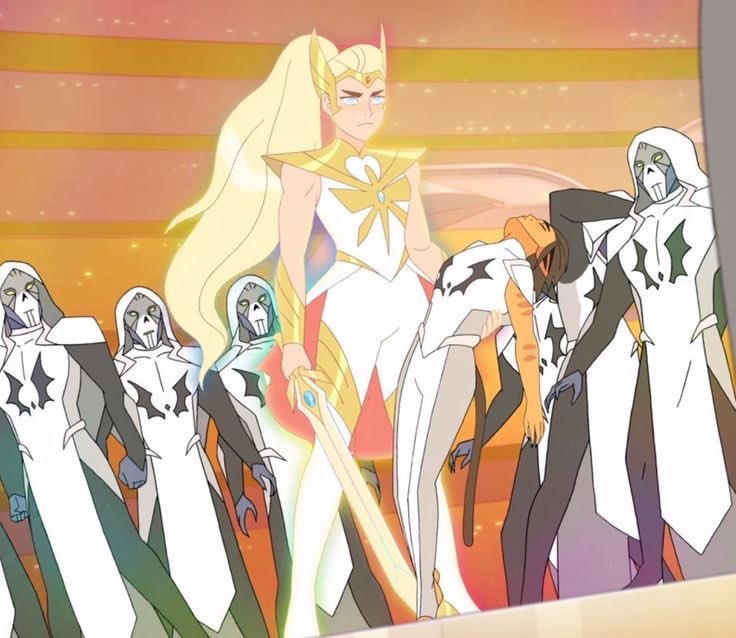 Its actually iconic that we all got introduced to the new She-ra look with her dead gf in her arms