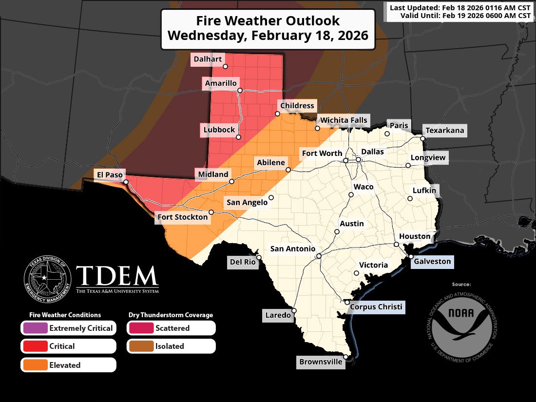 Texas Division of Emergency Management tweet media