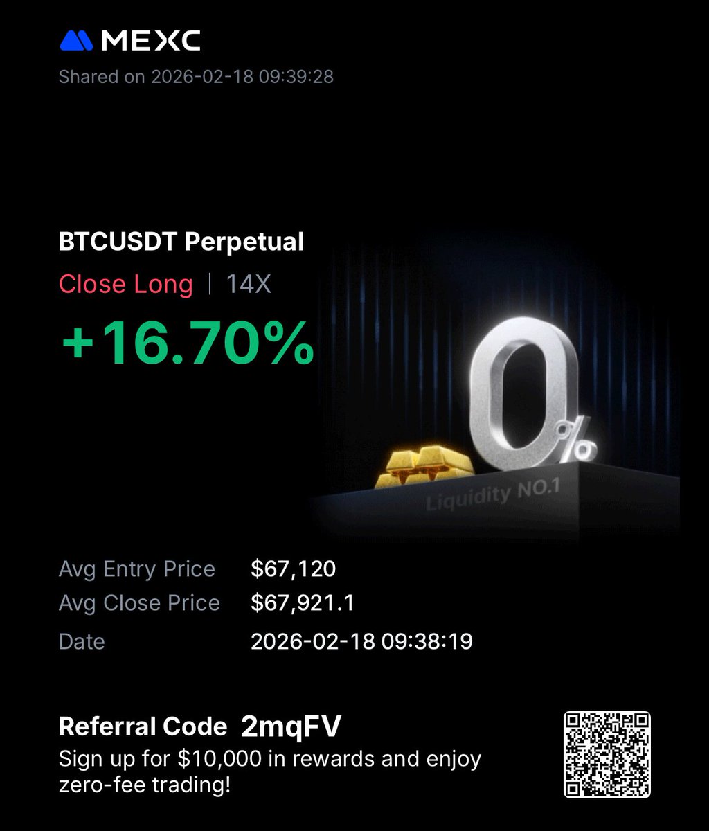 BlueBadgeCrypto's tweet photo. #BTC Long

✅This is TP1 .

Lock it in - move stops to B/E or into profit as you see fit.

From here, let the micro structure unfold and see if it builds into something larger. https://t.co/Q42tLz808L