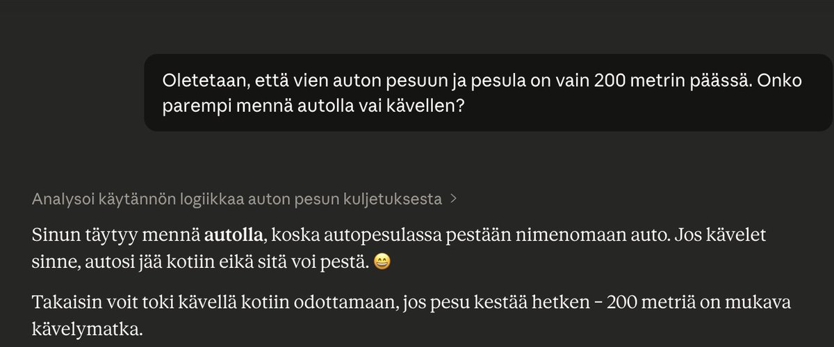 Sama kysymys: ChatGPT 5.2 (ylempi) vs. Claude Opus 4.6 (alempi).
#tekoäly