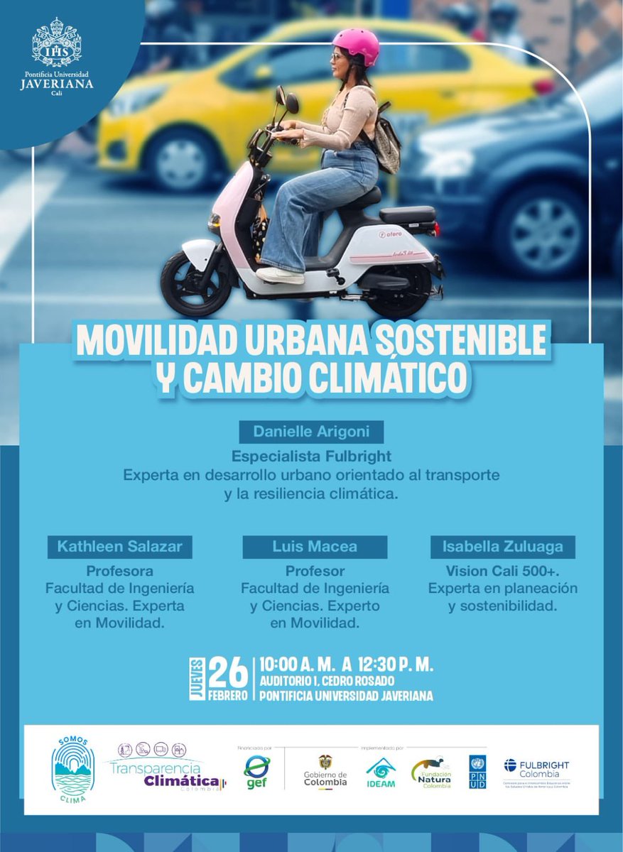 La siguiente semana en <a href="/javerianacali/">Javeriana Cali</a> haremos este conversatorio para hablar de movilidad y cambio climático. Una oportunidad para entender un poco de TOD y la visión de ciudad