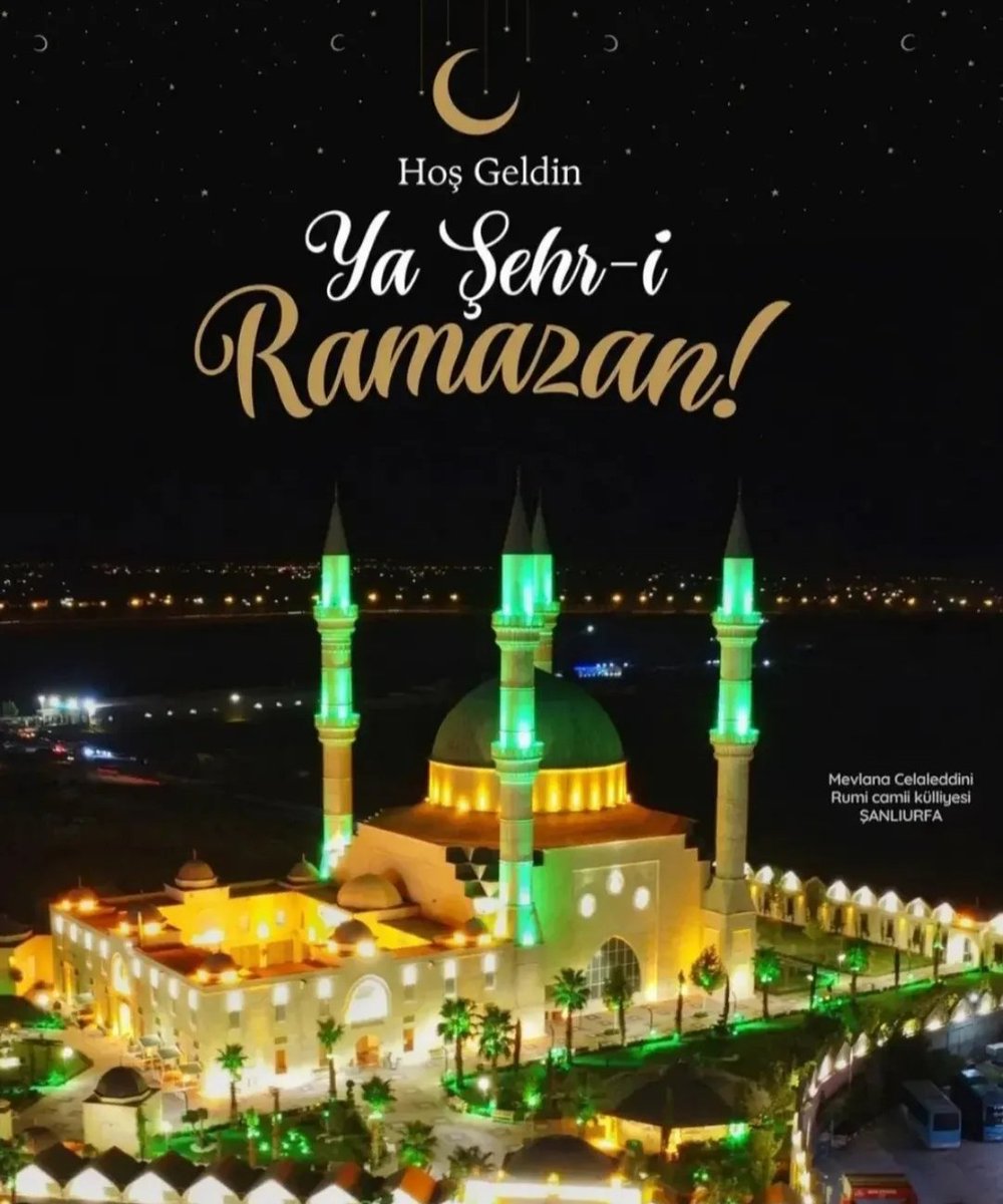 Hoş geldin 11 Ayın Sultanı 
Ya Şehr-i Ramazan 
 
Orucuyla iftariyla sahuruyla teravihiyle kadir gecesiyle bütün  inanların ortak sevinç mekanlarında buluşturan 11 ayın Sultanı Ramazan ayı tüm İslam alemine Mübarek Olsun
