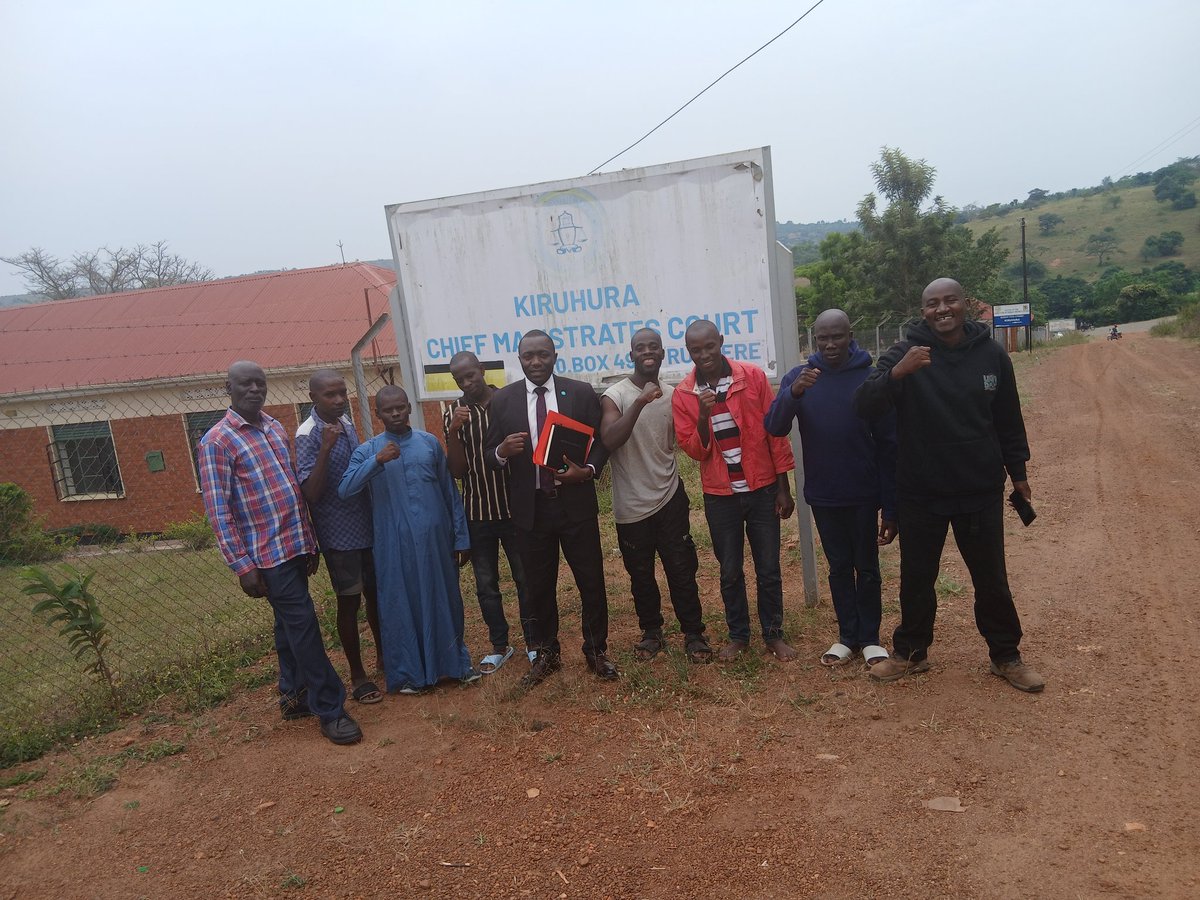 Four (4) out of 38 NUP supporters who had remained in Mbarara Prison on remand since 11th November 2025 have had their charges dismissed, eight (8) out of 32 who had remained in Kiruhura Prison on remand since the same date have also been granted cash bail of UGX 100K each.