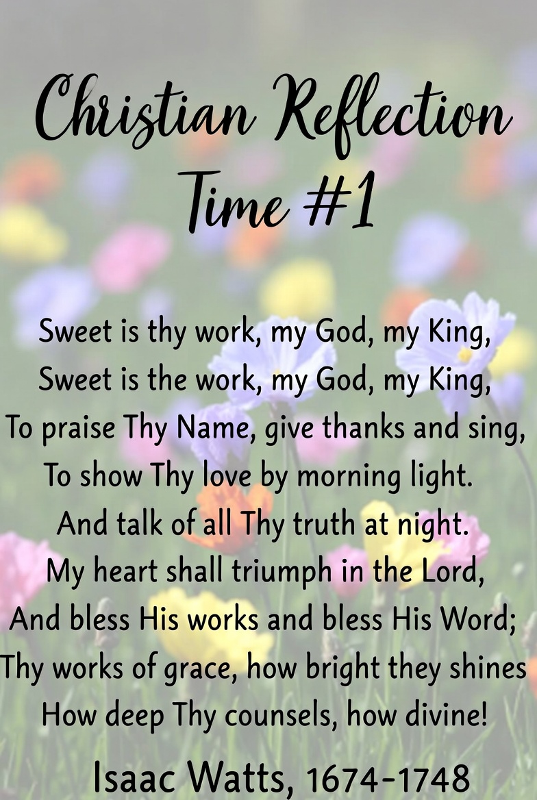 Hebrews12v2's tweet photo. Back from the Vet so it is time for a Reflection.

I am thrilled to serve the Lord! https://t.co/SDSsxVX0gd