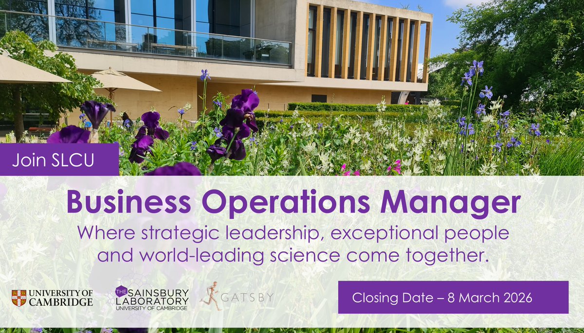 Sainsbury Laboratory Cambridge University (SLCU) tweet media