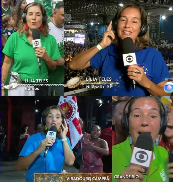 A repórter Lilian Teles, da Rede Globo, que nos últimos anos ganhou a fama de ser "pé quente" por cobrir a apuração diretamente da quadra das quatro últimas campeãs, irá cobrir a apuração do carnaval carioca de 2026 na quadra da VIRADOURO.

#CarnavalVDS