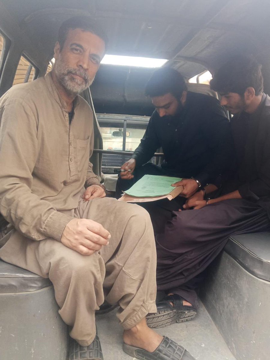 Two students Yasir Arfat and Khuda Bux along a teacher Zahid are jailed with some fabricated charges. There should be pen and books in their hands but instead of them, they are chained and being punished for a crime they didn’t commit.
#ReleaseYasirArfat 
#RemoveFabricatedCharges