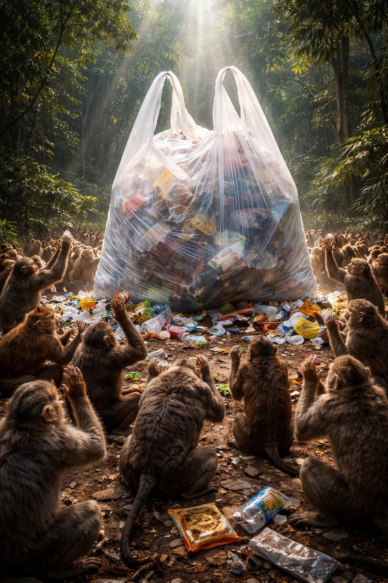 PikiranMW's tweet photo. Plastik dipuja?
Kapan sadarnya kalau kita dianggap monyet, nggak punya harga diri? 
#SEAblings https://t.co/pY1x9ccYYl