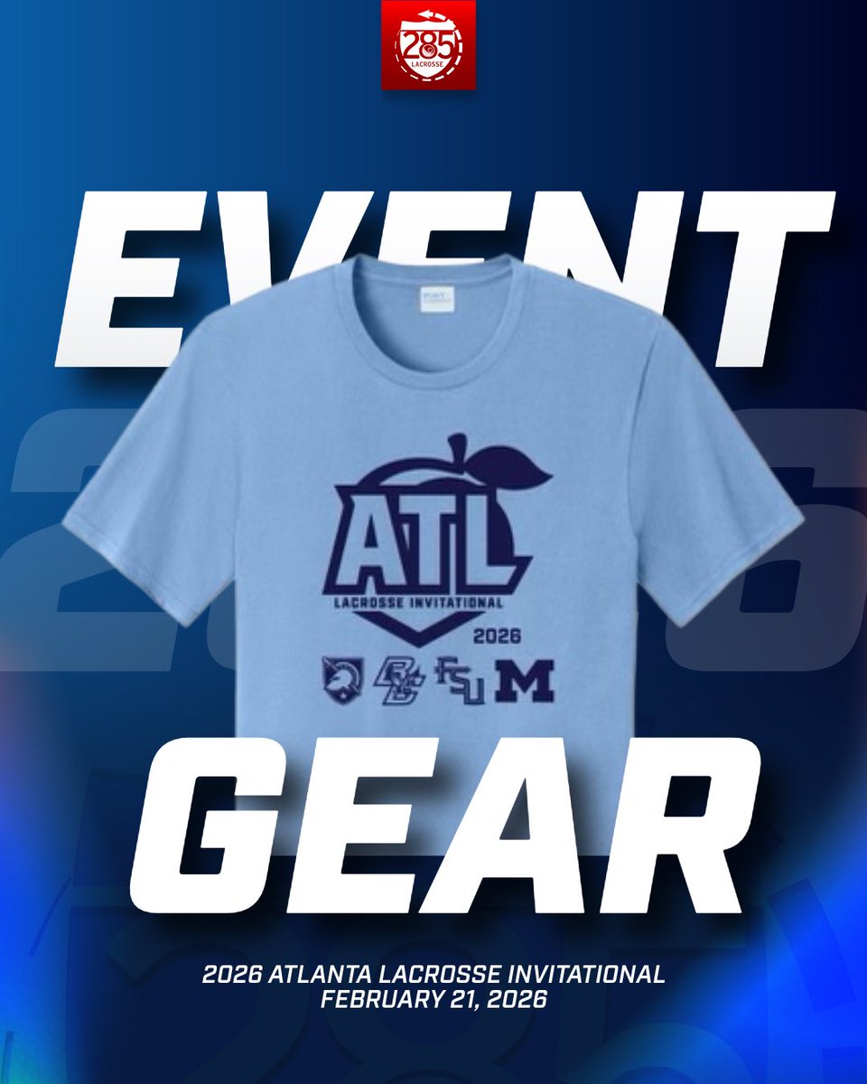 285lacrosse's tweet photo. Limited release, available exclusively on site this Saturday.

Created with @StickStarLax to support 285 LAX Inc. mission to grow the game in metro Atlanta. https://t.co/s2sARccs98