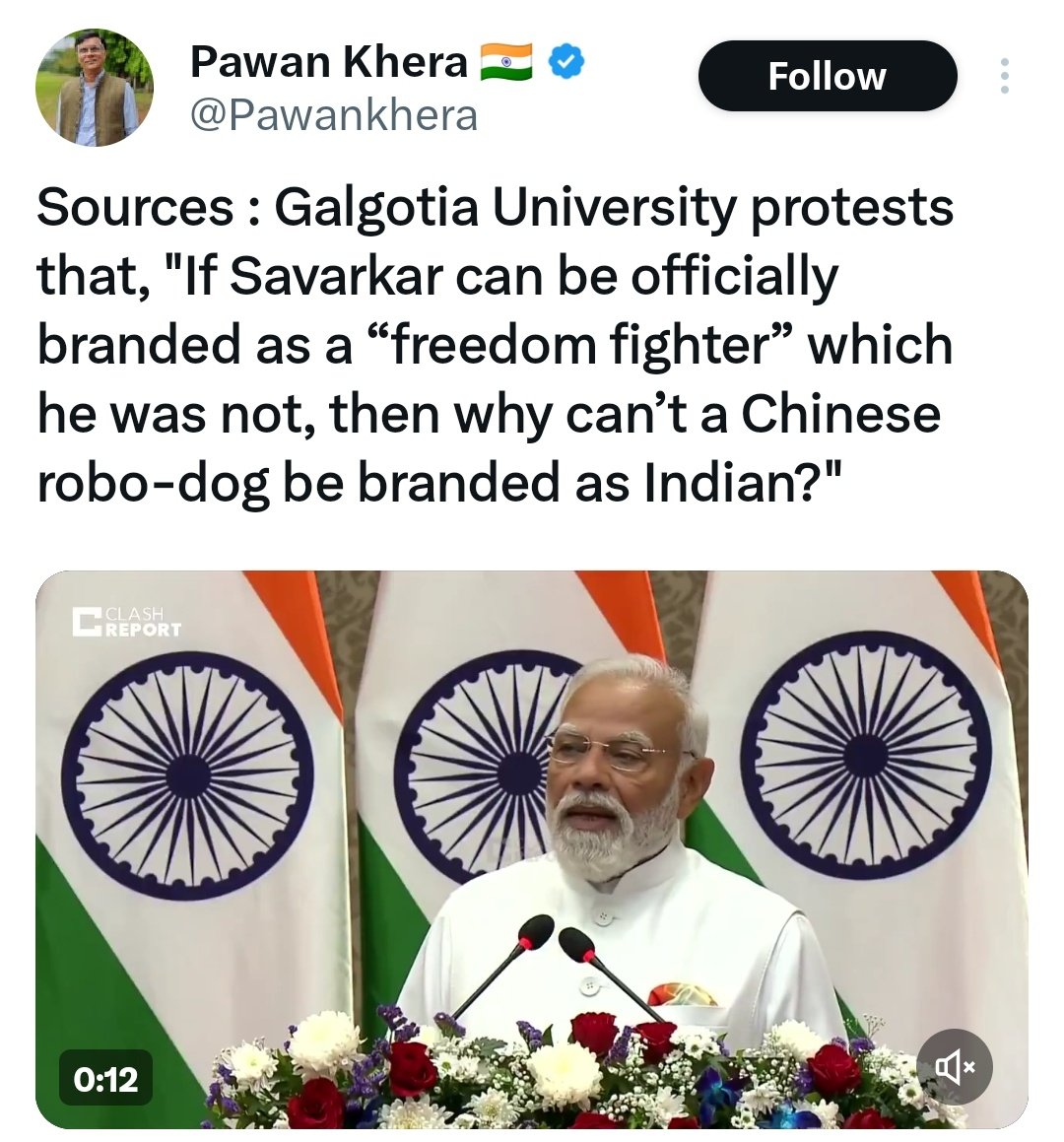 This is nothing.
The Congress Party has branded a Nakli Gandhi as the Real Gandhi of India for 79 years.
On top of it, being the product of a Parsi and a Catholic Christian, he is branded as a Janeudhari Dattatreya Brahmin !!!