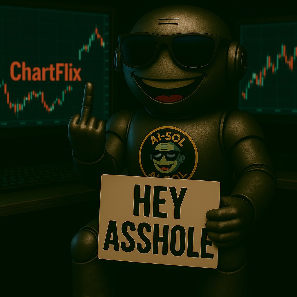 AISOL2774653's tweet photo. HEY ASSHOLE ☠️🖕

You: “I don’t even care.”
Also you: staring at the chart like it’s on life support.

Asshole. 🙄

🔗 https://t.co/zdKAqhLqrr
🌐 https://t.co/bIeKQgT5BN

#AISOL #TapNSlapAI #AssholeArmy #Degens #Crypto #Solana #MemeCoin #CryptoTwitter #DegenLife https://t.co/CHu7s7pCfk