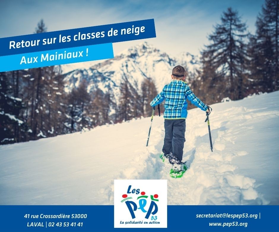 lespep53's tweet photo. Retour sur le début de la saison des classes de neige au centre Les Mainiaux ❄️
Depuis début janvier, nous avons accueilli près de 300 élèves en classe de découverte au centre Les Mainiaux ! https://t.co/ArRdHruWxM