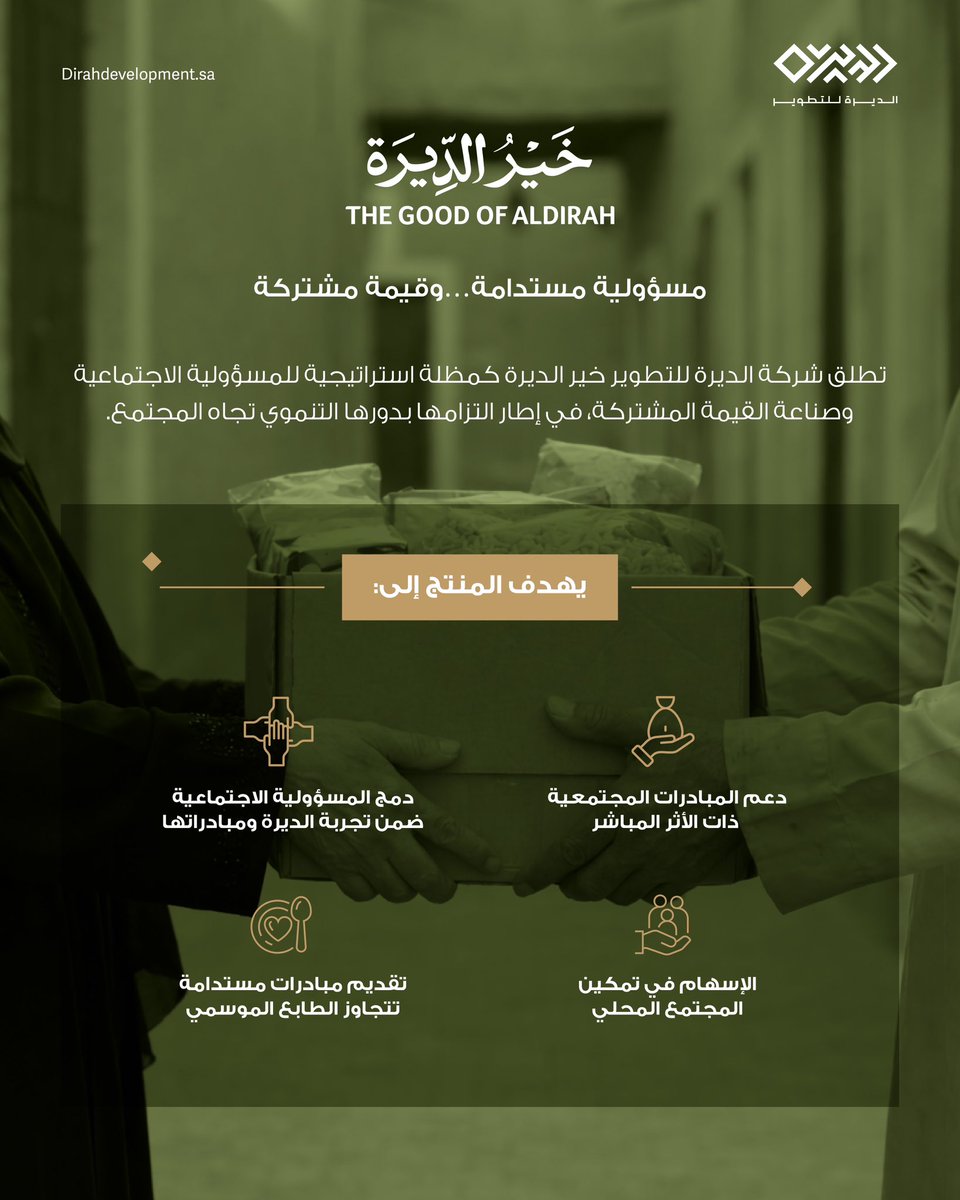 شركة الديرة للتطوير tweet media