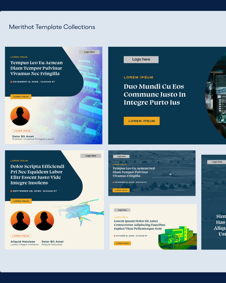 create_merithot's tweet image. If every post needs a brand-new design, something's off.
Templates keep things consistent, speed up content, and make campaigns easier to scale.
↔️ Swipe the carousel for a few examples.
#BrandTemplates #MarketingTips