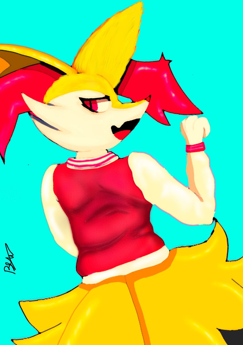 Que pato 🦆 #braixen #dibujo