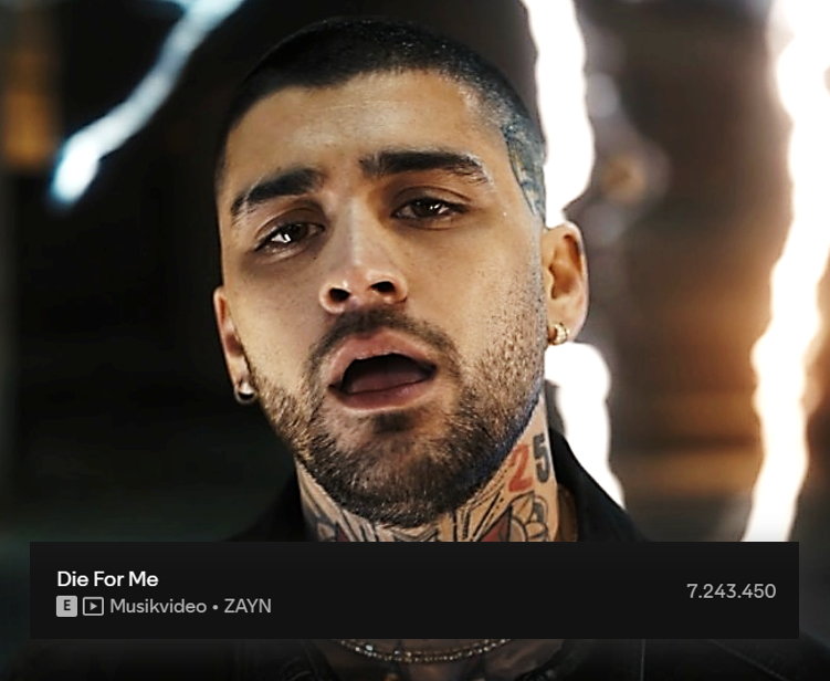 "DIE FOR ME" has just reached 7 MILLION Spotify streams! 📈🌪️