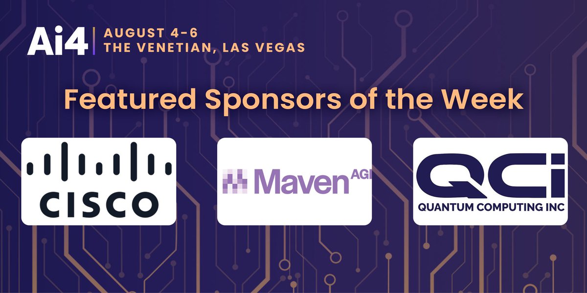 Ai4 - Artificial Intelligence Conferences tweet media