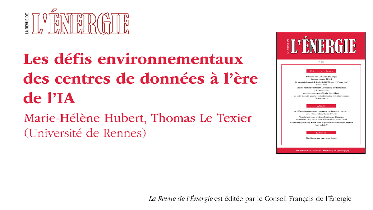 La Revue de l'Énergie tweet media