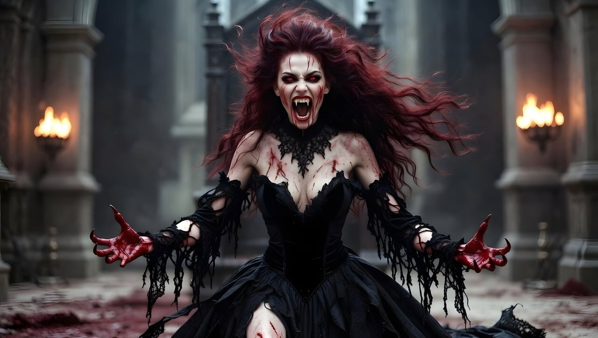 Nanda | Redhead vampire tweet media