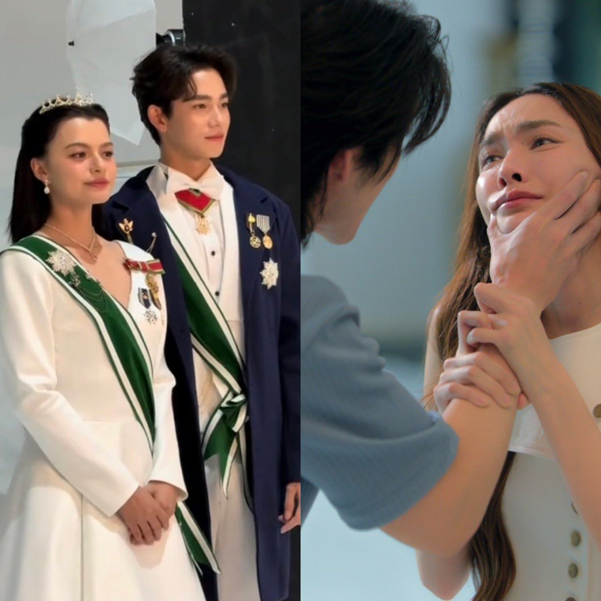 Blew and her brother.       Lada and her brother