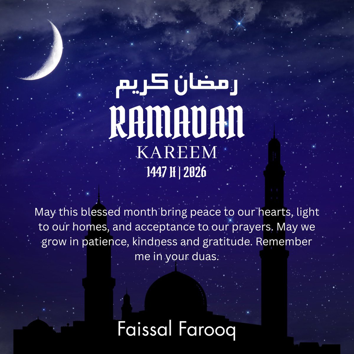 #RamadanKareem