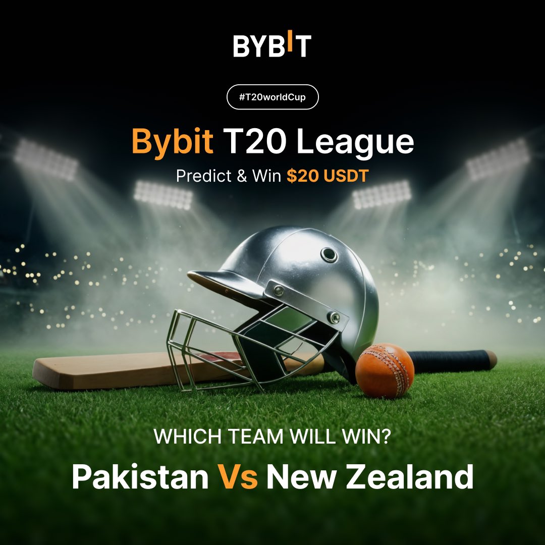🎯 Bybit T20 League – $20 USDT Giveaway Challenge 🏏💰

🚀 Predict the winning team on 21 Feb and claim your chance to win $20 USDT! 🎉

🧩 How to Enter:
➕ Follow @BybitSouthAsia
❤️ Like &amp; 🔁 Repost this post
💬 Comment your prediction with the hashtag #T20WorldCup &amp; 👥 Tag 2